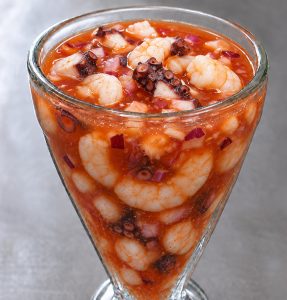 Camarón y Pulpo Cóctel