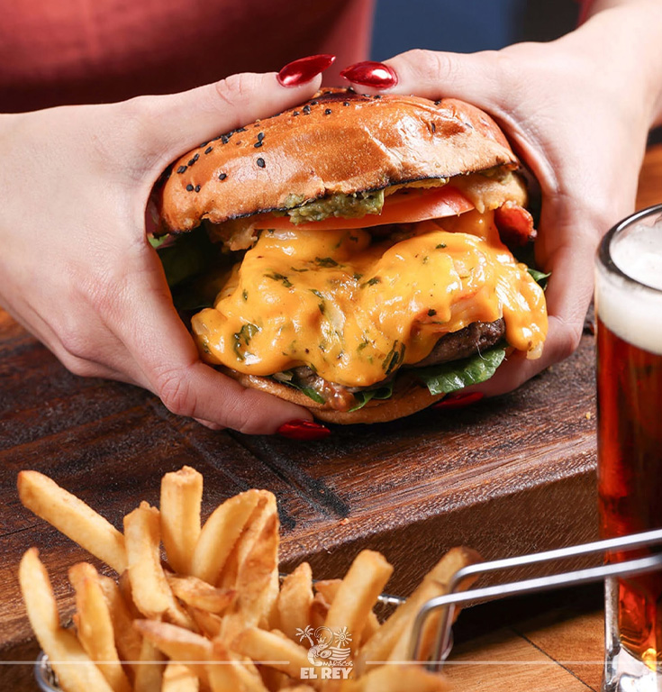 Hamburguesa Mar & Tierra