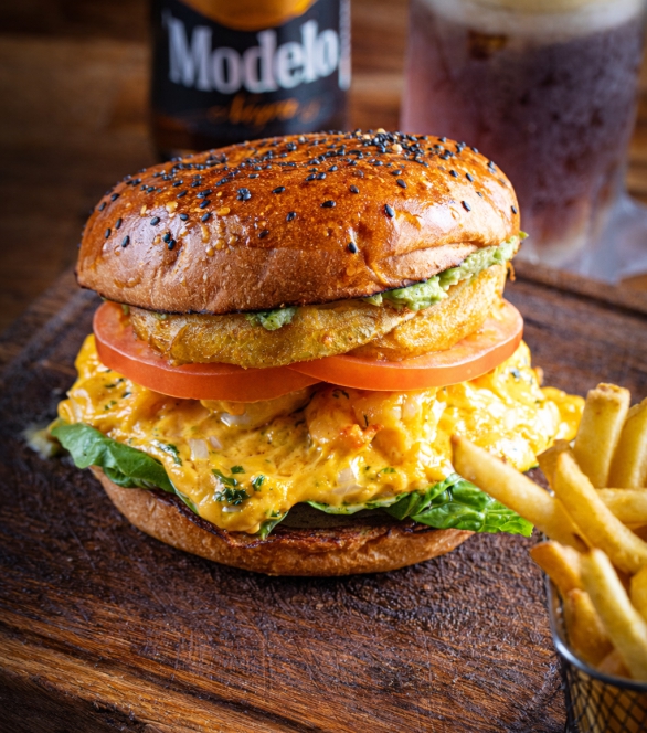 Hamburguesa Mar y Tierra