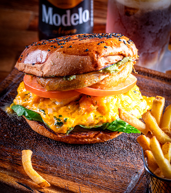 Hamburguesa Mar y Tierra