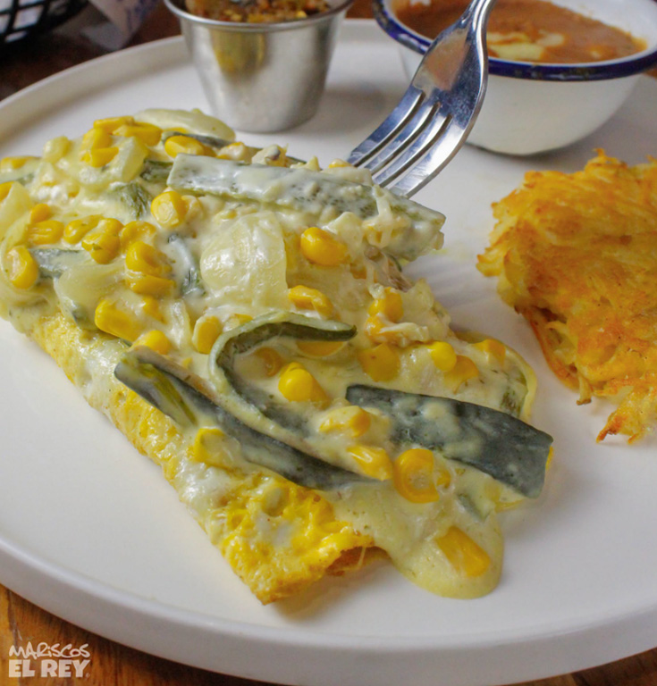 Omelette de Raja con Cremas
