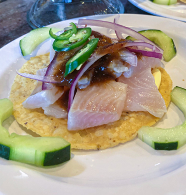 Tostada Callitos Pescado