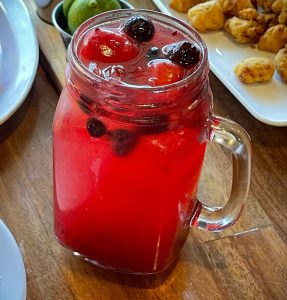 Limonada Mineral de Frutos Rojos