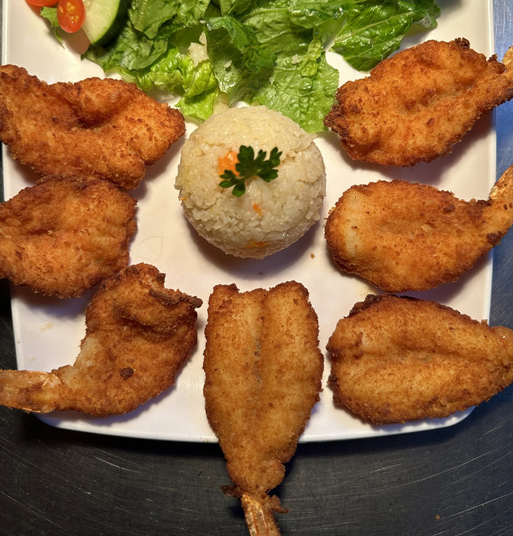 Camarones Empanizados