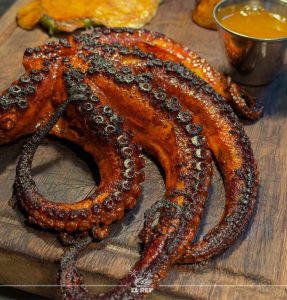 Pulpo a las Brasas