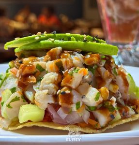Tostada Ceviche de Pescado